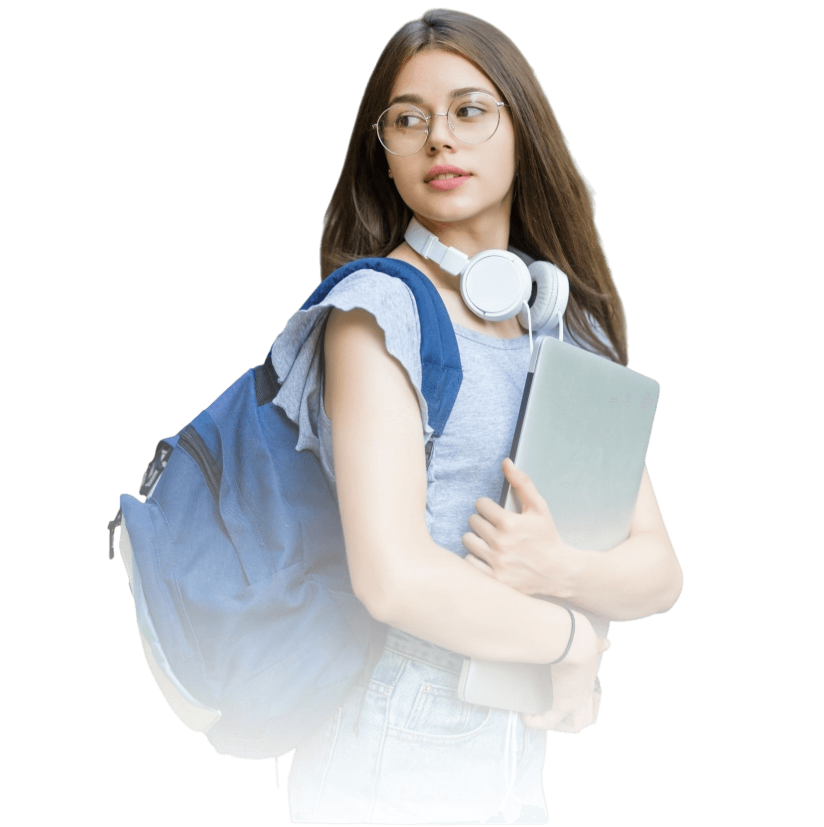 Student ready to explore the platform